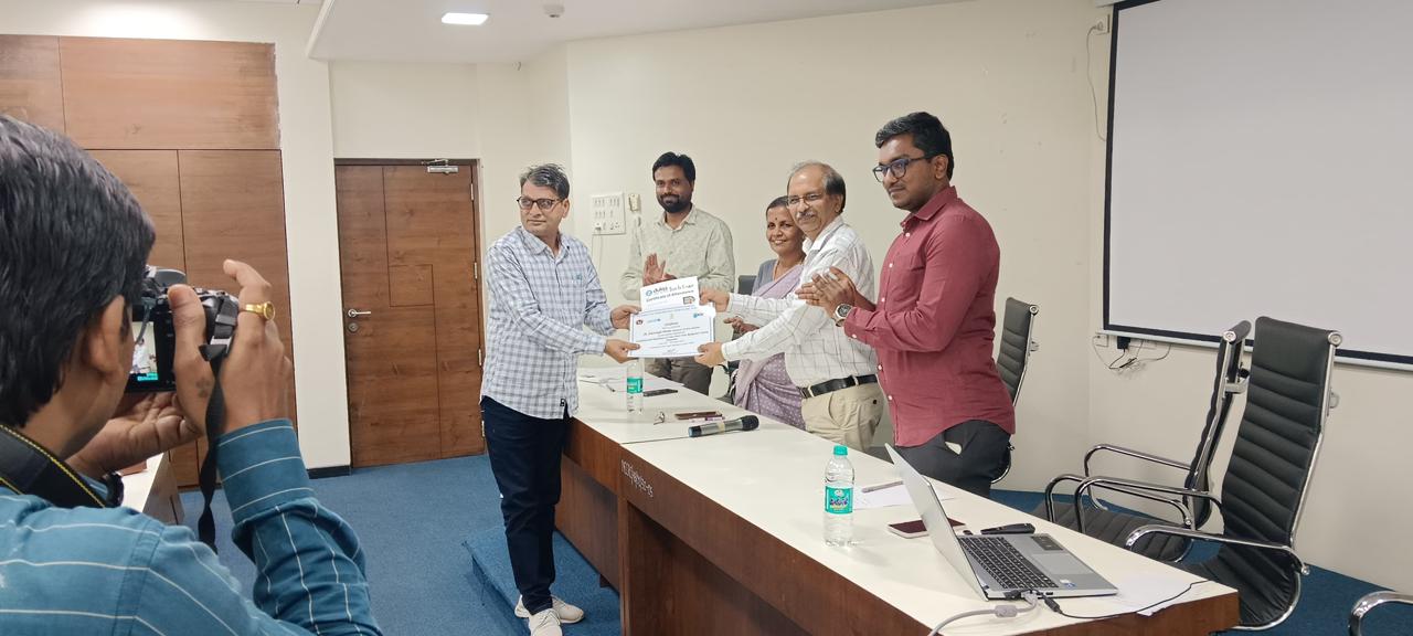 certificate for attendee